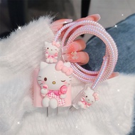 Cute Hello Kitty For VIVO 66W Charger Protector V27e charger case 80W for vivo 33w charger cover 44w