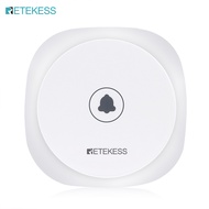 RETEKESS TD017 Restaurant Pager Wireless Call Button 433.92MHz White Touch Transmitter For Coffee Sh