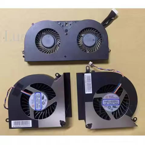 F For MSI 17H1 GT76 CPU GPU Cooling Fan PABD18525BH N423/ N424 PABD0A308SH N422