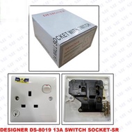 DESIGNER 13A SINGLE SWITCH SOCKET OUTLET 13A (SIRIM)