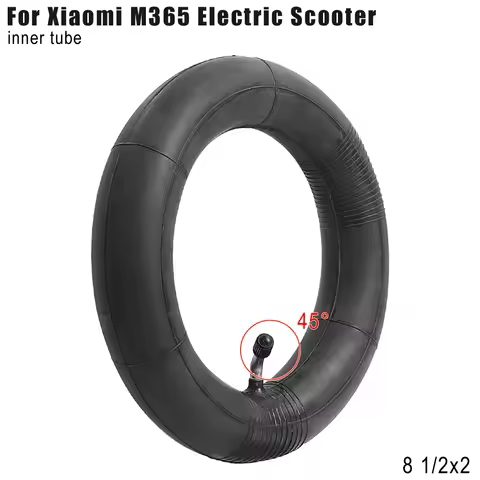 8 1/2x2 Inner Inner 8.5x2 Tire Tube for Xiaomi M365 Pro 1s Pro2 Mi3 Electric Scooter 45 Degree Bent 