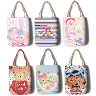 Duffy Bear Disney Bear Duffy Disney Bear Canvas Shoulder Shopping Bag Girl Handbag