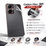 Carbon Fiber Back Sticker for Mi A2 lite A3 8 9 10T pro Note10 pro 11 lite 11T pro 12 lite 12T pro