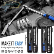 MALCOLM Magnetic Spark Plug Socket, 3/8" Drive 10-60Nm Torque Range Torque Wrench, Precision-Adjusta