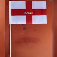 Hand flag of the england, the world cup