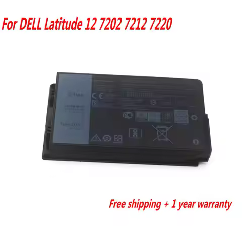 High Quality 7XNTR Laptop Battery For DELL Latitude 12 7202 7212 7220 R-gged Tablet FH8RW J7HTX 7.6V