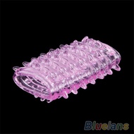 ROS* Male Penis Silicone Sleeve Cock Enlarger Enhancement Delay Ring Adult Sex Toy