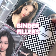 [ READY ] Binder Fillers | Binder contents | Binder deco | Photocard Binder Decoration - Photocard B