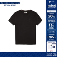 Tommy Hilfiger เสื้อยืด ผู้ชาย รุ่น MW0MW34899 BDS - สีดำ