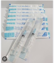 DISPOSABLE SYRINGE 3CC   with needle 100units