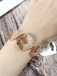 Lắc tay kiểu nữ đẹp nữ Titan cá tính mạ vàng 18k nữ tính - Người Đẹp Vì Lụa