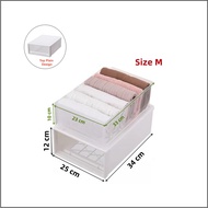 【PLAYFUL】 5L/10L/18L/33L Stackable Storage Box Multipurpose Plastic Wardrobe Drawer Rack
