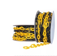 Plastic chain 8mmx25m /6mmx25m Safety Chain Plastic Barrier Chain for Crowd Control Queue Line Parki