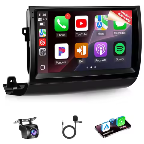 8Core 4+64G Android13 Car Stereo for Toyota Prius 2004-2009 | (Fit J.B.L) 9" IPS Touchscreen for Pri