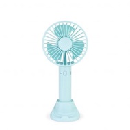 Asaki Fan พัดลมแบบพกพา ปรับความแรงได้ 3 ระดับ รุ่น AK-FN42 -สีฟ้า