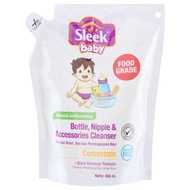 Sleek Baby Bottle, Nipple And Accessories Cleanser Refill 450Ml
