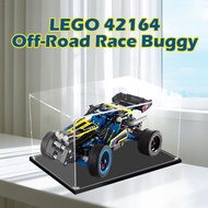 Lego Transparent Acrylic Display Box For ​Lego 42164 Off-Road Race Buggy Popmart Figurine Labubu Zim