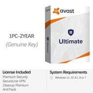Avast Ultimate Cleanup SecureLine AntiVirus AntiTrack CD Key Bảo Vệ Máy Tính Của Avast Ultimate Suit