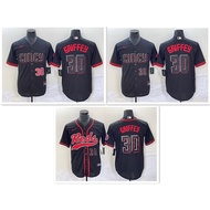 Cincinnati Reds No. 30 George Kenneth Griffey Dri-FIT ADV ML-B Men's Limited Edition Baseball Jersey