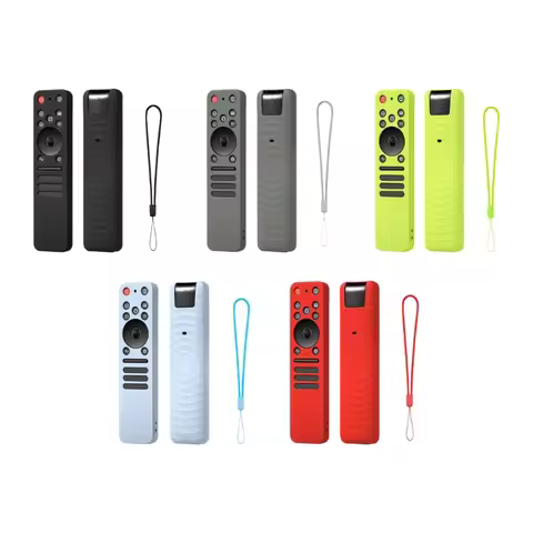 Remote Cover For LG MR25GA OLED TV Remote - Shockproof Silicone Case With Lanyard Dustproof Protecti