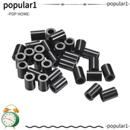POP 100Pcs Round Spacer Washer, ABS 4.2mm/ 0.17 Inch Plastic Standoff, Non-conductive 7mm/ 0.28 Inch Black Round for  Printer TV