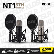 Rode NT1 5th Generation Studio Condenser Microphone - Black / Nickel ( NT1GEN5 )