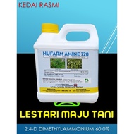 4L -  NUFARM AMINE 720 - 2,4-D dimethylammonium 60.0% /SAMA D-AMINE 720 & AMINE 70 & AMINE TOX