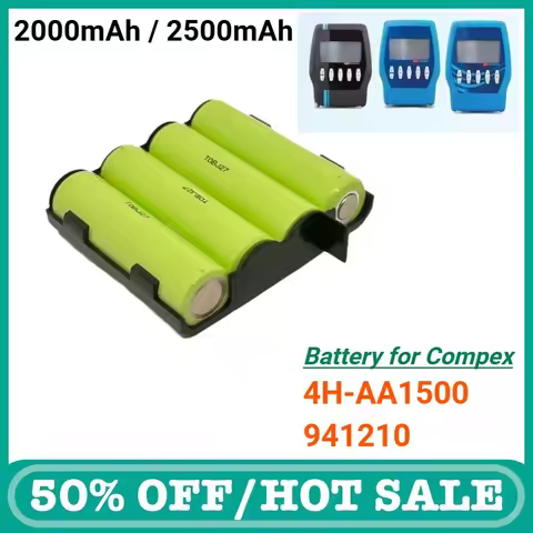 Replacement Battery 4H-AA1500 941210 for Compex Mi-Ready SP 2.0 Runner SP 4.0 Sport Elite Vitality V