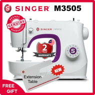 Singer M3505 Sewing Machine 32 Stitch Patterns Auto Needle Threader (2 Years Local Malaysia Warranty