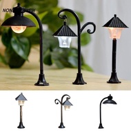 NONEDYODYE9I Street Lamp Figurine Bonsai Ornament Micro Landscape Home Decor Miniatures