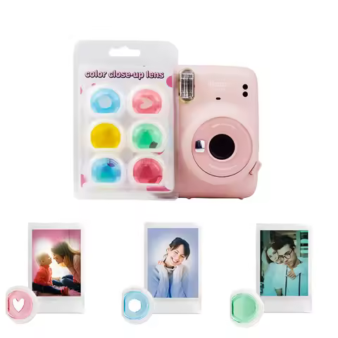 Mini11 Camera Colorful Camcorder Close-up Colored Lens Filter for Fujifilm Instax Lens Accessories