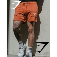 XRJI GYMSHARK American Fitness Shorts Men Casual Running Training Fitness Shorts Men Cotton Quarter 