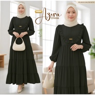 Gamis Remaja Polos Model  Terbaru - Gamis Syair Adem Bahan Crinkle Airflow