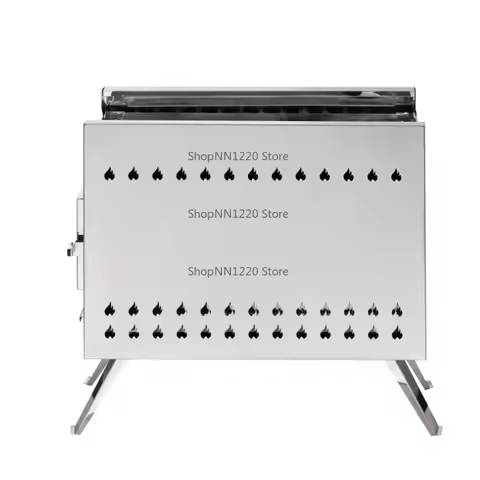 Foldable Wood Burning Rocket Stove for Camping Thermal Tent Heating Portable Sauna Firewood Stove