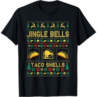 Christmas Jingle Bells Taco Shells Funny Ugly Xmas Sweater T-Shirt