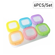 6pcs Penyimpanan Mpasi Bayi / Wadah Mpasi Bayi / Baby Food Container/Tempat Penyimpanan Makanan BPA