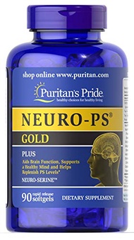 Puritan's Pride Neuro-PS, Gold DHA, Helps Support Memory*, 90 ct