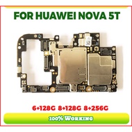 tested working well Unlocked rom board For Huawei Nova 5T(huawei honor 20) Motherboard YAL-L21 Mainb