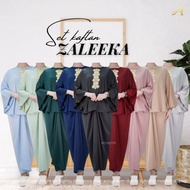 ZALEEKA MINI KAFTAN SET WITH SEMI INSTANT PARIO