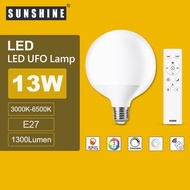 SUNSHINE Globe G95 LED Light Bulb 13W E27 Remote Control LED Light Bulb 3 color Temperature LED Bulb