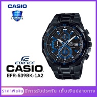 CASIO | EDIFICE | EFR-539BK-1A2 | สายสแตนเลส | นาฬิกาข้อมือผู้ชาย | รับประกัน 1 ป