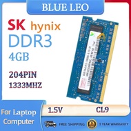 Hynix 4GB DDR3 1333Mhz Memory 1RX8 PC3-10600S1.5V SODIMM Laptop  RAM