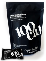 100 CAL SNACKS Protein Bars Chocolate Brownie, Natural Snack Bars, Tasty Healthy Snacks, No Sugar Ad