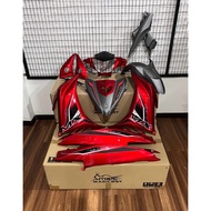 COVERSET LC135 V4-V7 MX KING RED II - RED.MATTE GREY