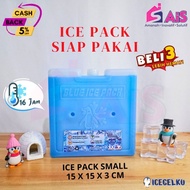 ICEGELKU ICE PACK SMALL 15x15cm ICE PACK READY TO USE ICE GEL PACK BOX BLUE PACK ICEPACK COOLER BOX 