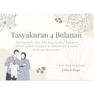 4-MONTH THANKSGIVING STICKERS / PREGNANCY STICKERS 7-MONTH STICKERS