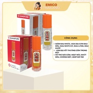 [Combo of 6 Bottles] Siang Pure Ball Tip Roll-On Oil 3ml Thailand (YELLOW/WHITE)