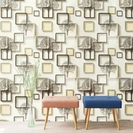 Wallpaper dinding 3D Kuning /wallpaper 3d
