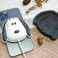 Snoopy 史努比 磁吸充電盤 15W 無線充電 經典大頭造型 附底座