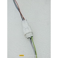 Male And female Triangle 3-pin connector Socket include terminal